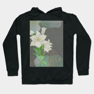 Delicate modern flowers Hoodie